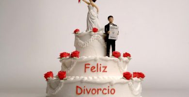 Tarta de fiesta de divorcio